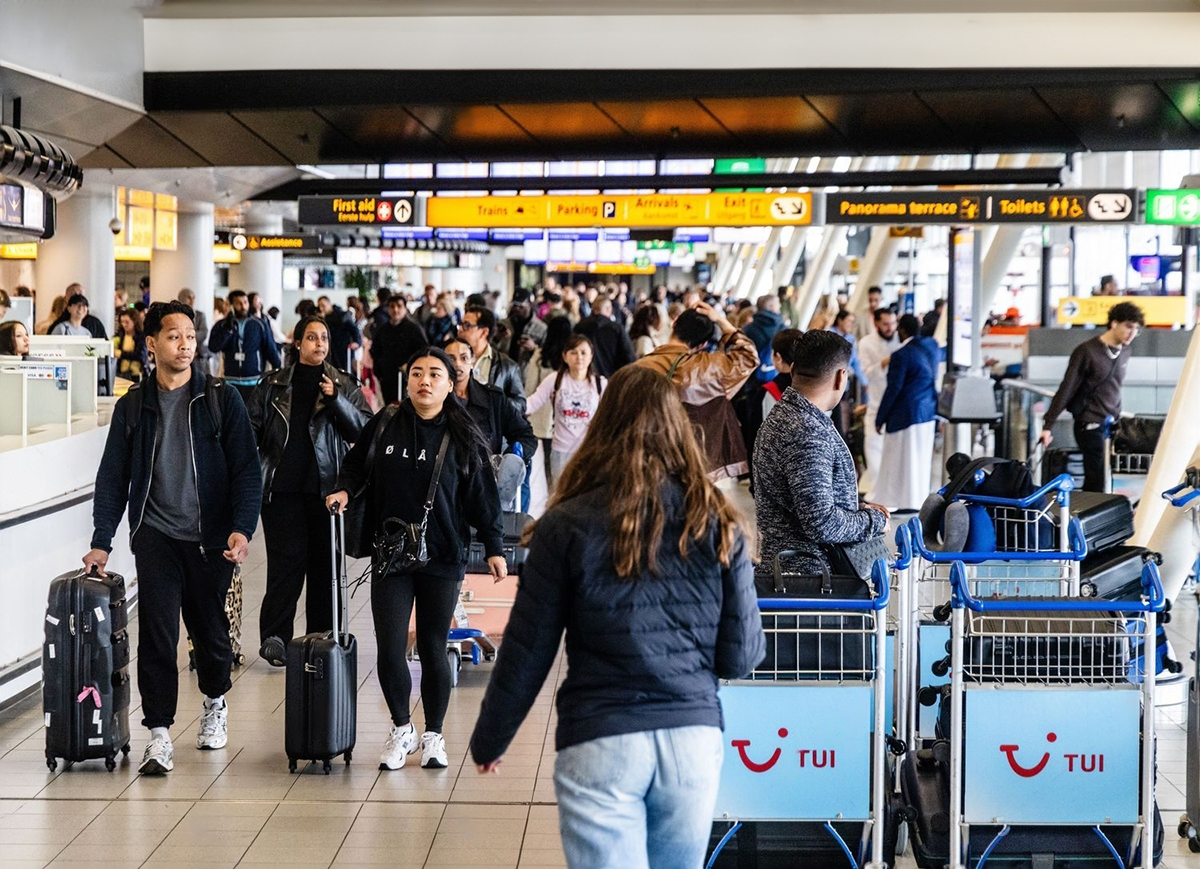 Passengers at airport